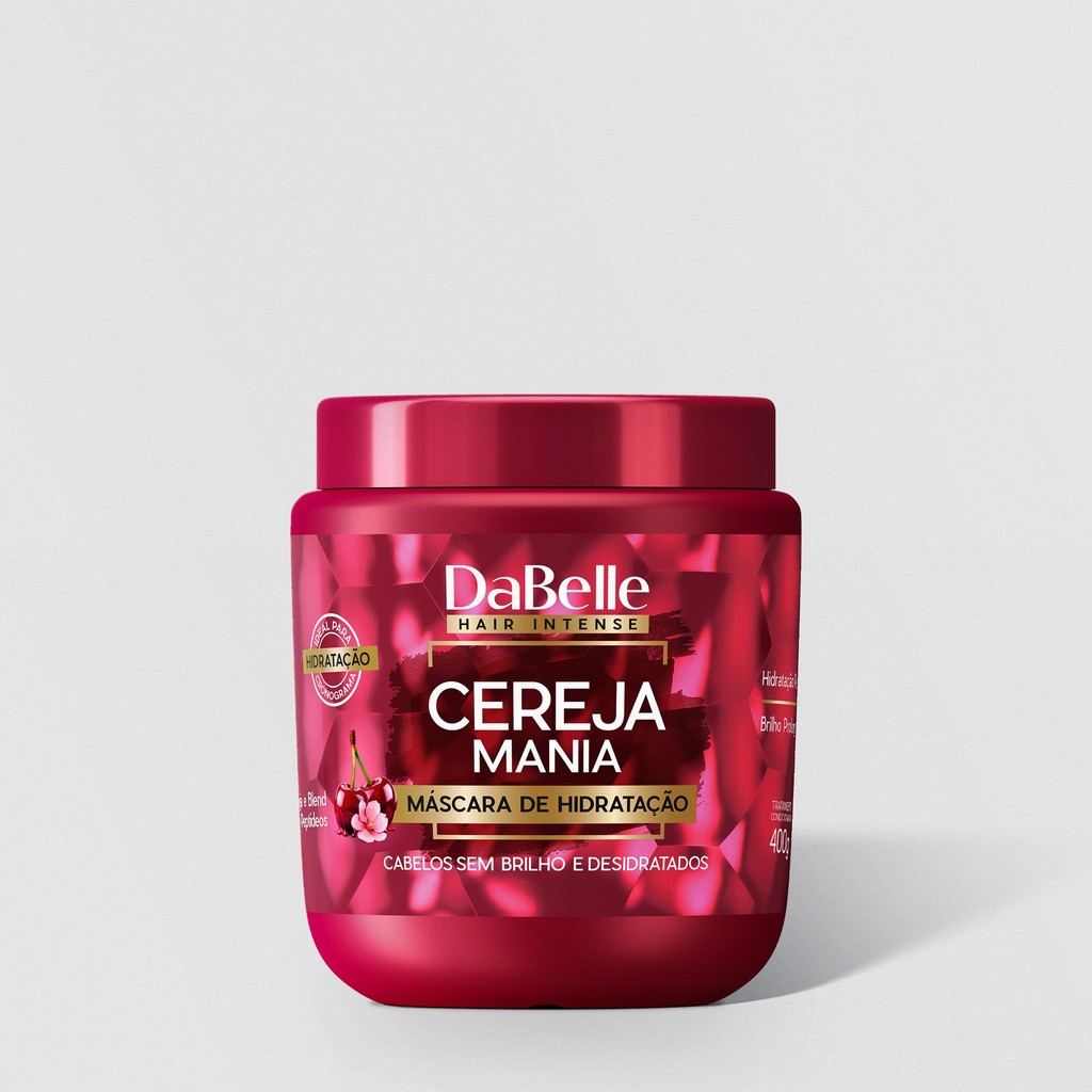 Máscara de Hidratação Cereja Mania 400g - DaBelle - Beauty