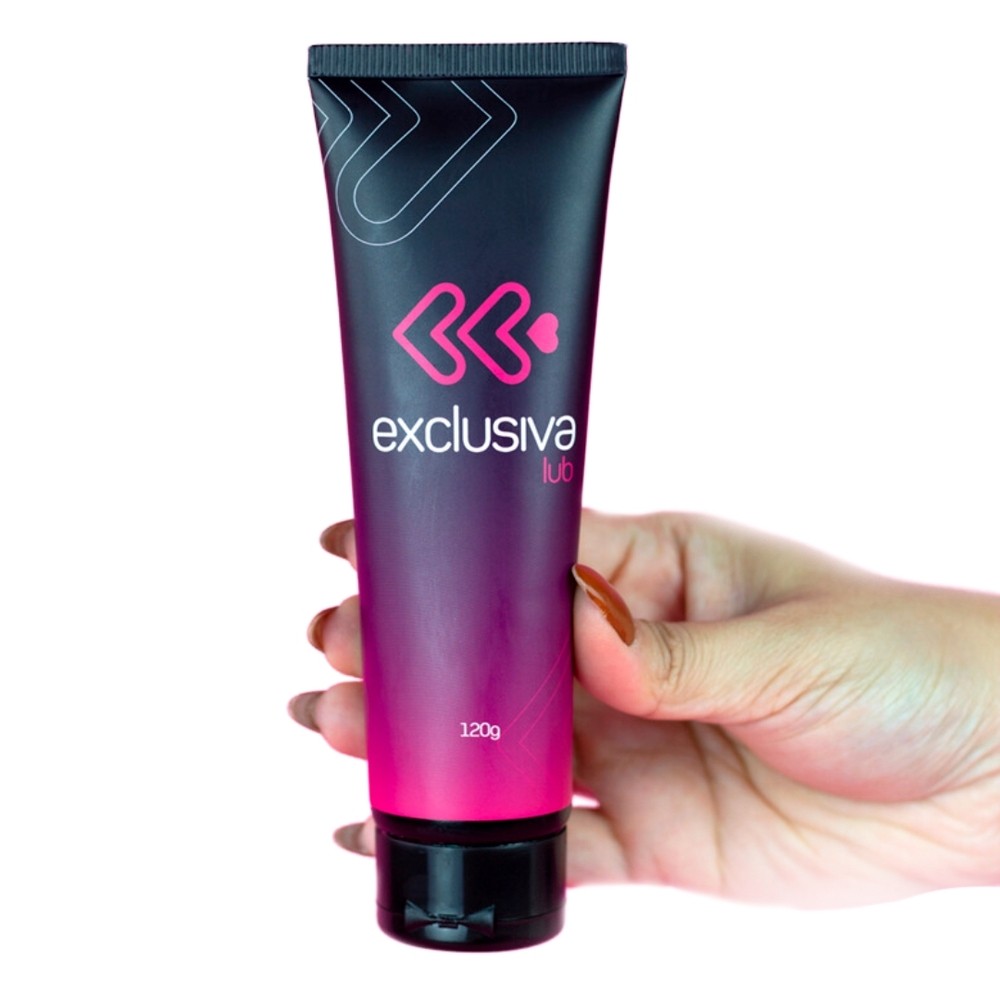 Gel Lubrificante à Base d'Água Beijável - Exclusiva Lub | 120g