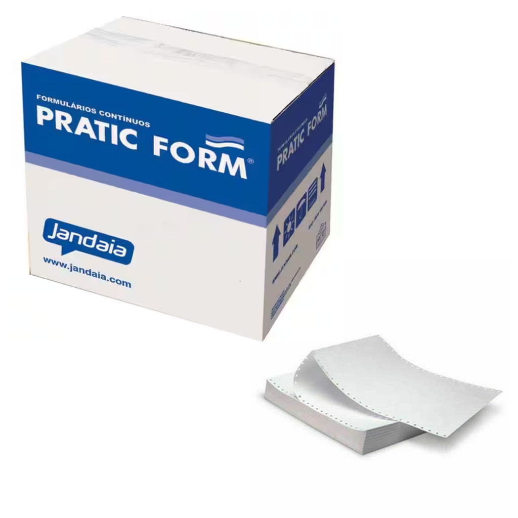 Formulário Contínuo 1 Via Branco 240x280mm – 3.000 Folhas em Oferta na Shopee