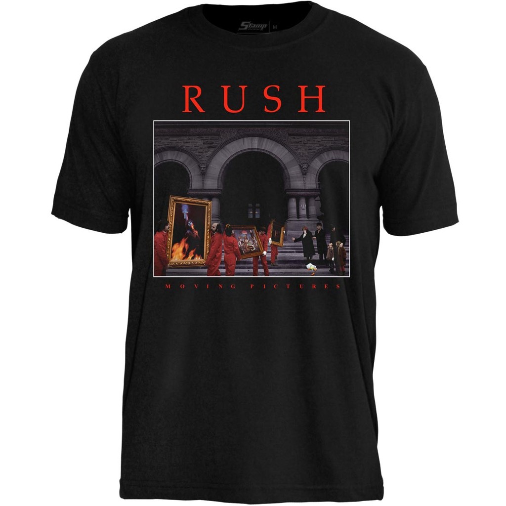Camiseta Rush Moving Pictures Oficial TS1422 Stamp Rockwear
