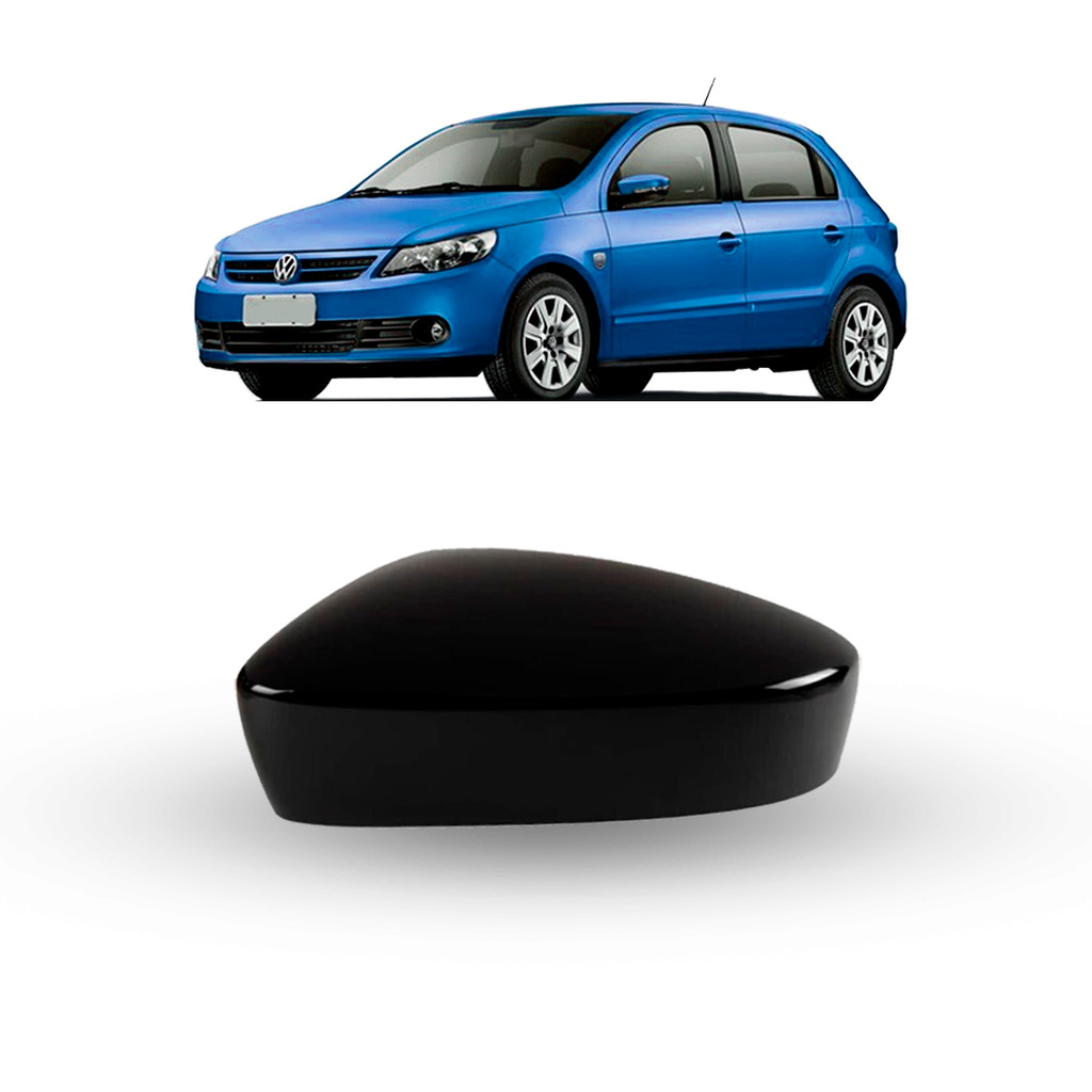 Capa Retrovisor Gol G5 2008 2009 2010 Black Piano L Esquerdo