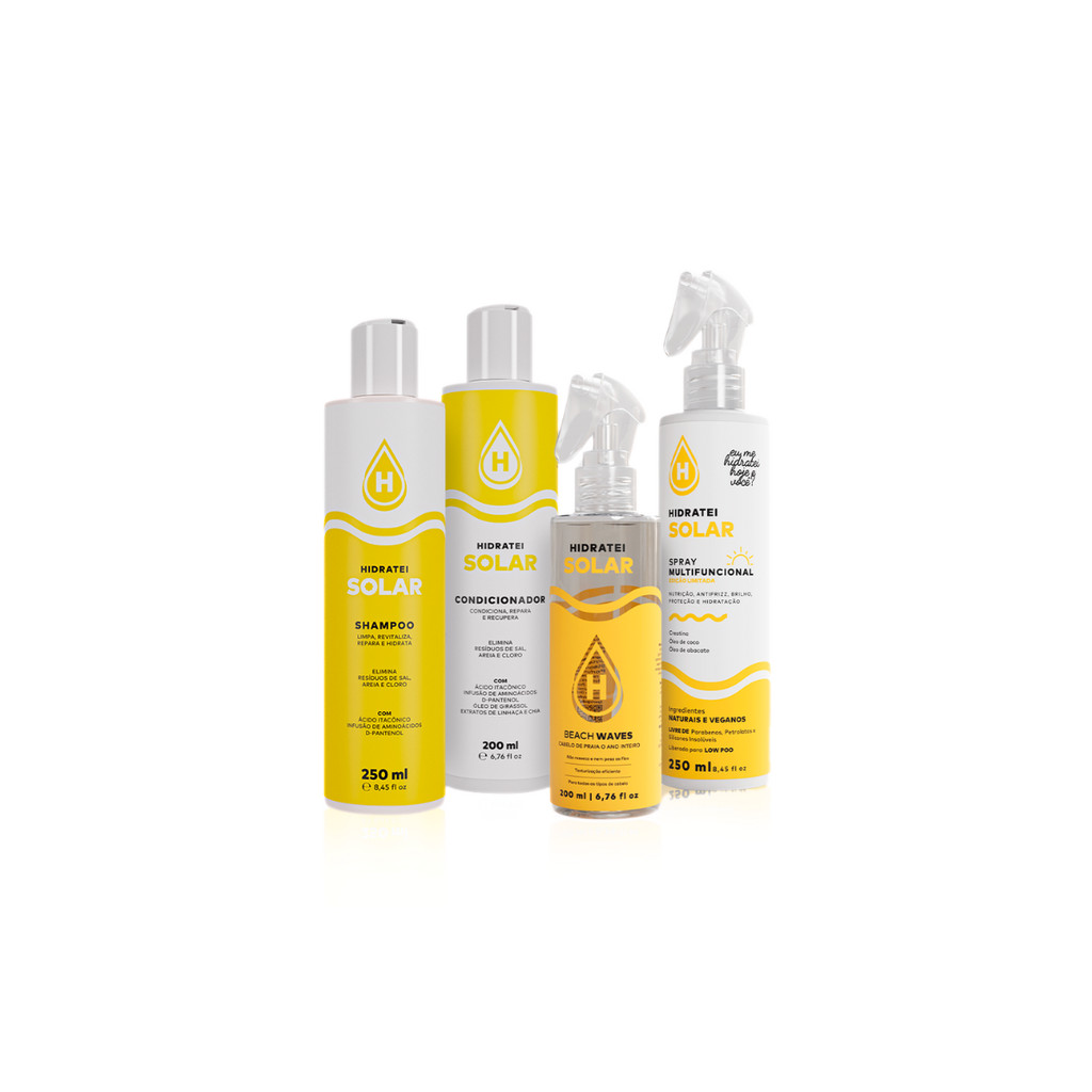 Kit Hidratei Linha Solar Completa Perfeito para o Seu Verão - Beauty