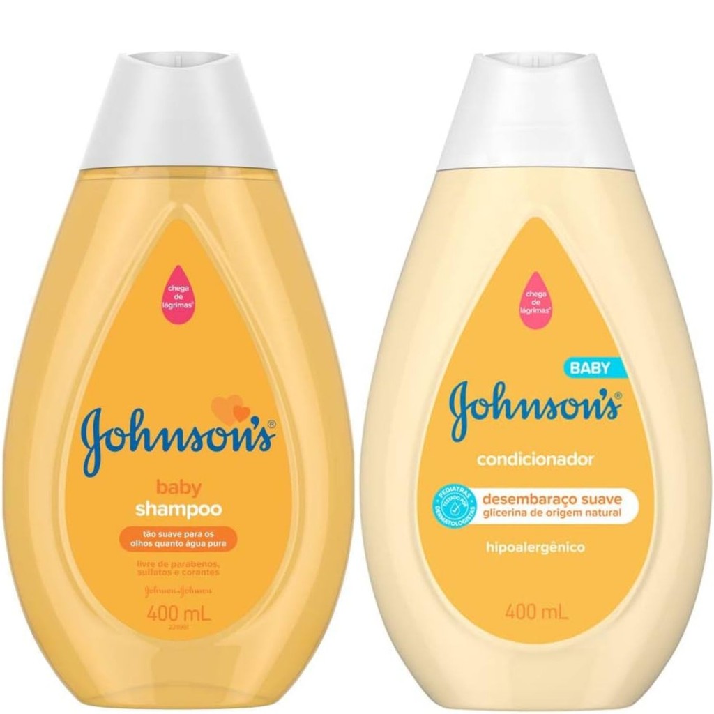 Kit Johnson's Glicerina Shampoo 400ml + Condicionador 400ml
