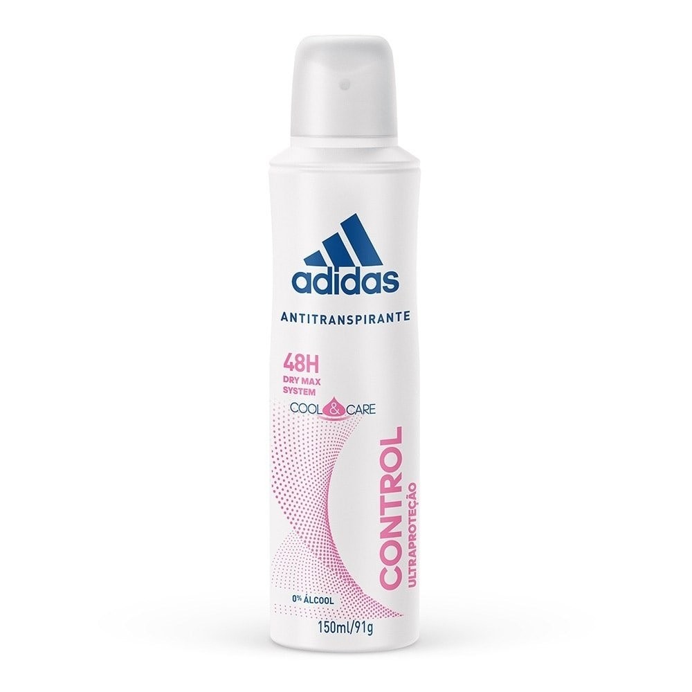 Desodorante Adidas Aerosol Feminino Control 48 Horas 150ml em Oferta na Shopee
