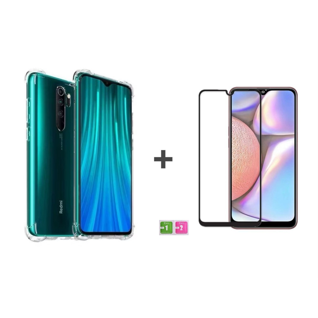 Capa Capinha Redmi 9 Anti Impacto Transparente + película Vrido 3D / 9D em Oferta na Shopee