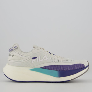 Tênis Fila Racer T2 Extreme Feminino Off White e Roxo em Oferta na Shopee