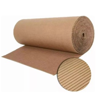 Bobina Papelão Ondulado 60 Cm X 25 Metros Salva Chão de Obras Embalagem Reforma Casa em Oferta na Shopee
