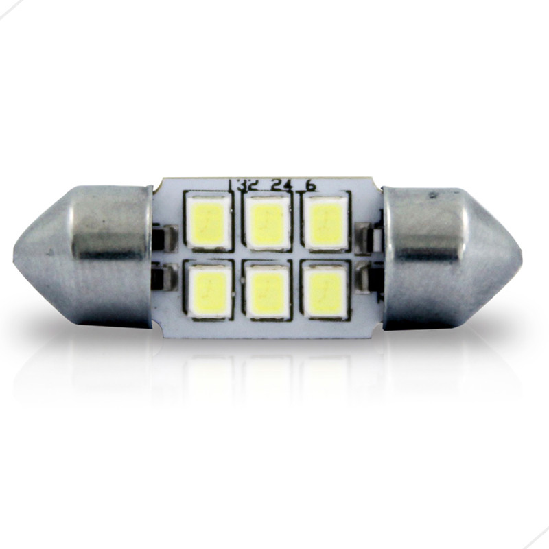 Led Torpedo 28mm 24v 02 Leds Branco  AL258 em Oferta na Shopee