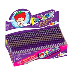 Pirulito Mastigável Frutsy Framboesa c/50 - Dori