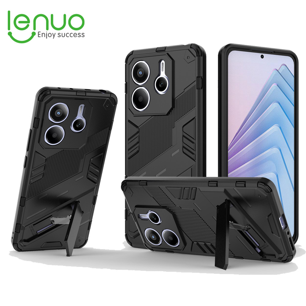 Lenuo capinha com suporte Para Xiaomi Redmi Note 15 14 13 Pro+ Pro Pus 5G 4G Capa de celular anti impacto carcaça Case