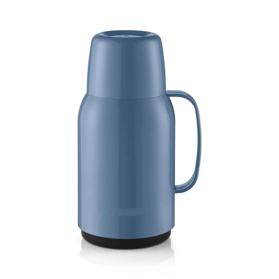 Garrafa Térmica Plástica Gostar Azul 750ml Termic Sanremo em Oferta na Shopee