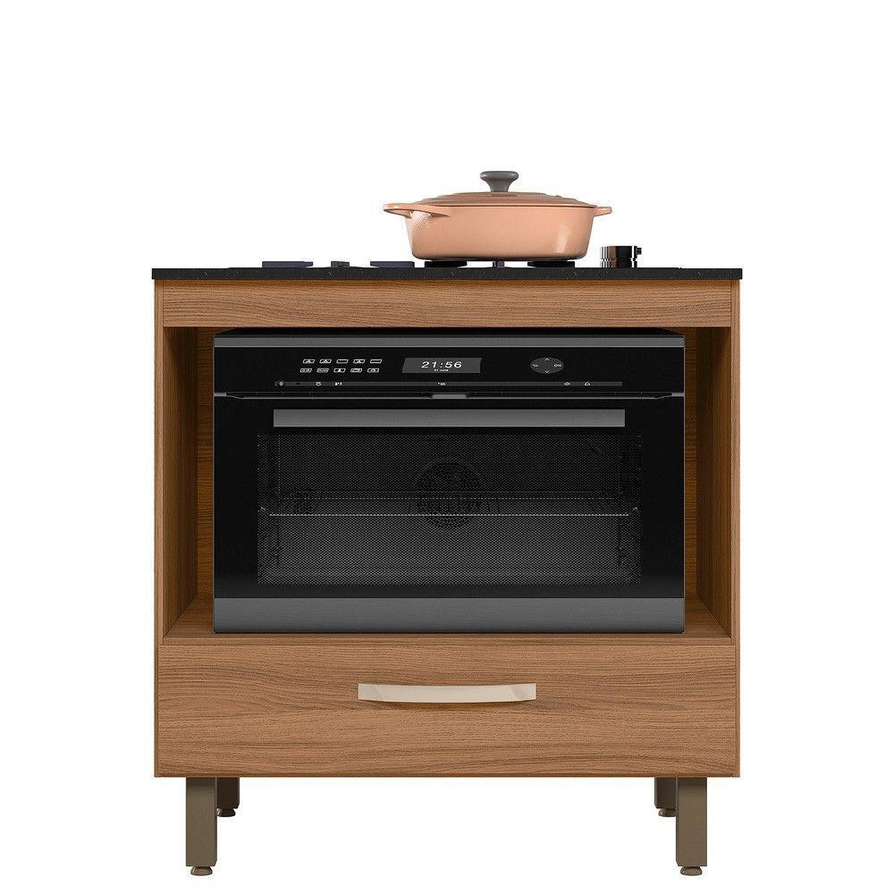 Balcão Para Cooktop 4 Ou 5 Bocas E Forno Ipe Nicioli Ipê em Oferta na Shopee