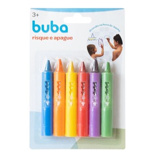 Giz Lapis Risque E Apague Colorido 8 ou 10 - BUBA em Oferta na Shopee