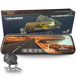 Retrovisor Tela Lcd Full Touch 9.6 Com Câmera Integrada E Ré