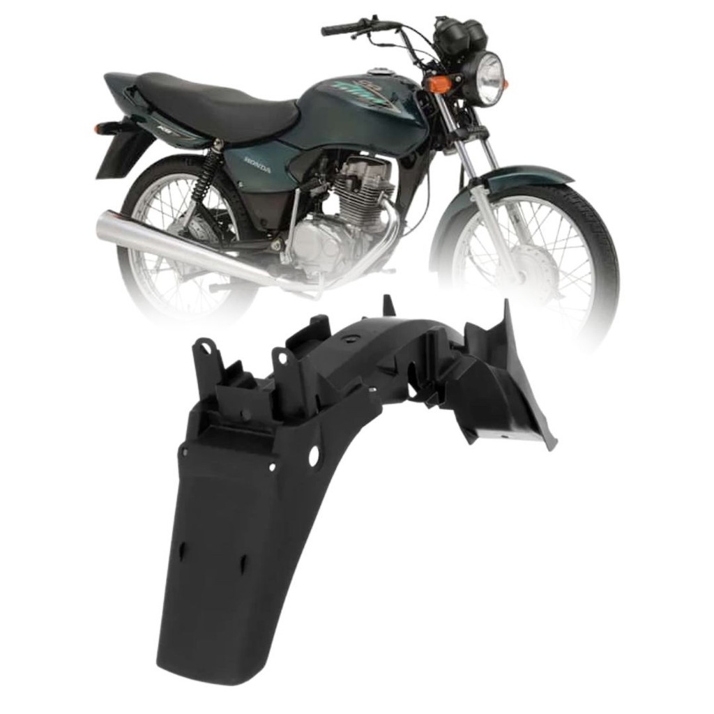 Paralama Traseiro Suporte de Placa Cg Titan 125 2000 2001 2002 2003 2004 Fan 125