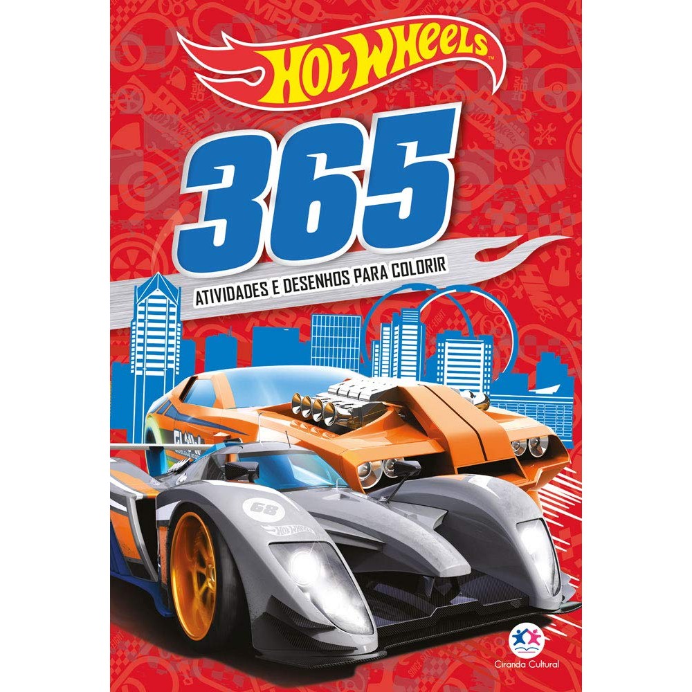 Hot Wheels - 365 Atividades e desenhos para colorir em Oferta na Shopee