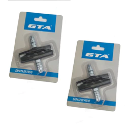 Par Pastilha Sapata De Freio V-brake Orbital 70mm Bike Bicicleta GTA