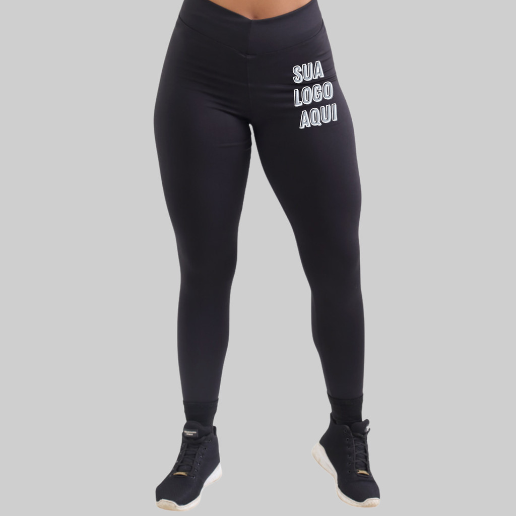 Calça Legging Personalizada Moda Feminina Academia Fitness