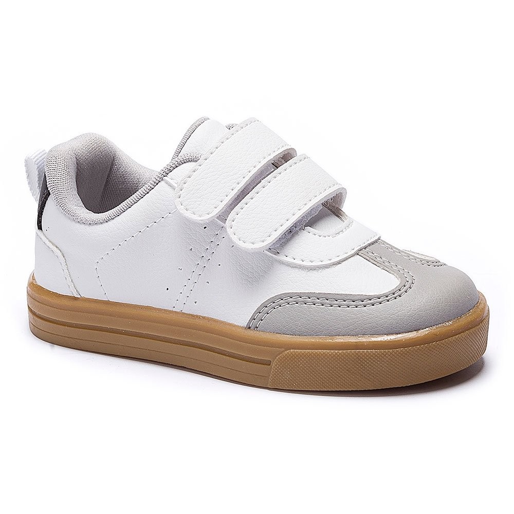 Tênis Infantil Unissex Listra Calce-Fácil Estilo Samba Pequito em Oferta na Shopee