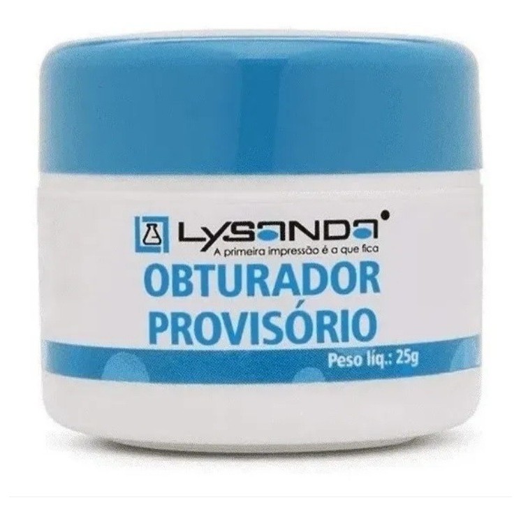 Massa Curativo Cimento Obturação Restauração Provisória 25g