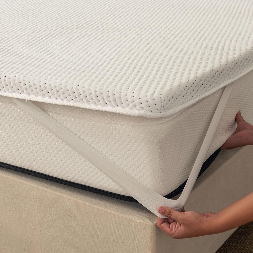 Pillow Top King Guldi Original Espuma D30 com Alça (5x193x203) Branco