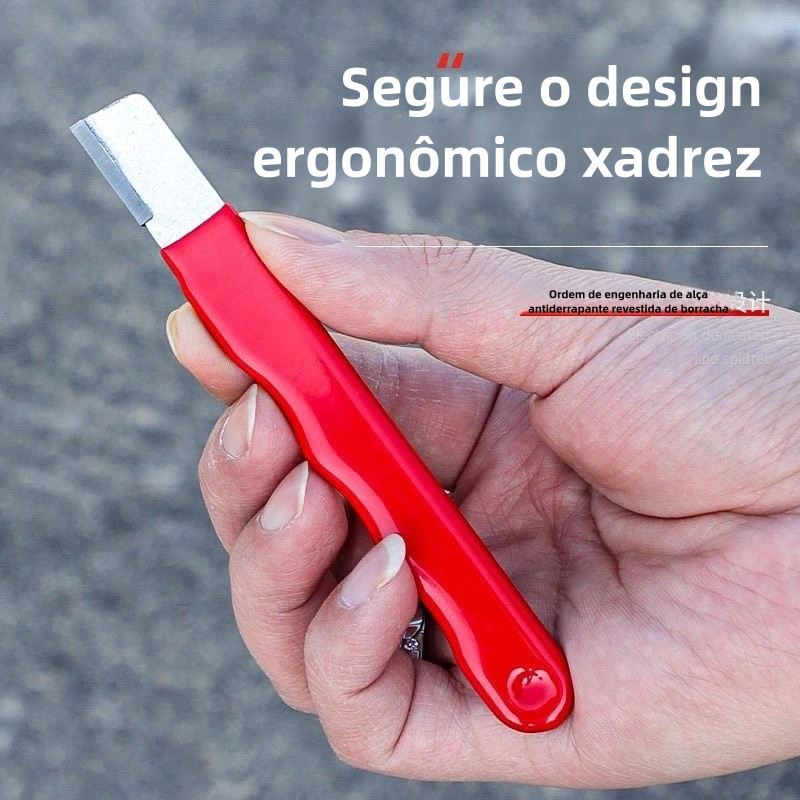 Afiador Profissional de Facas Aço Tungstênio Pedra Diamantada Lâminas Tesoura Jardinagem Cabo Antiderrapante