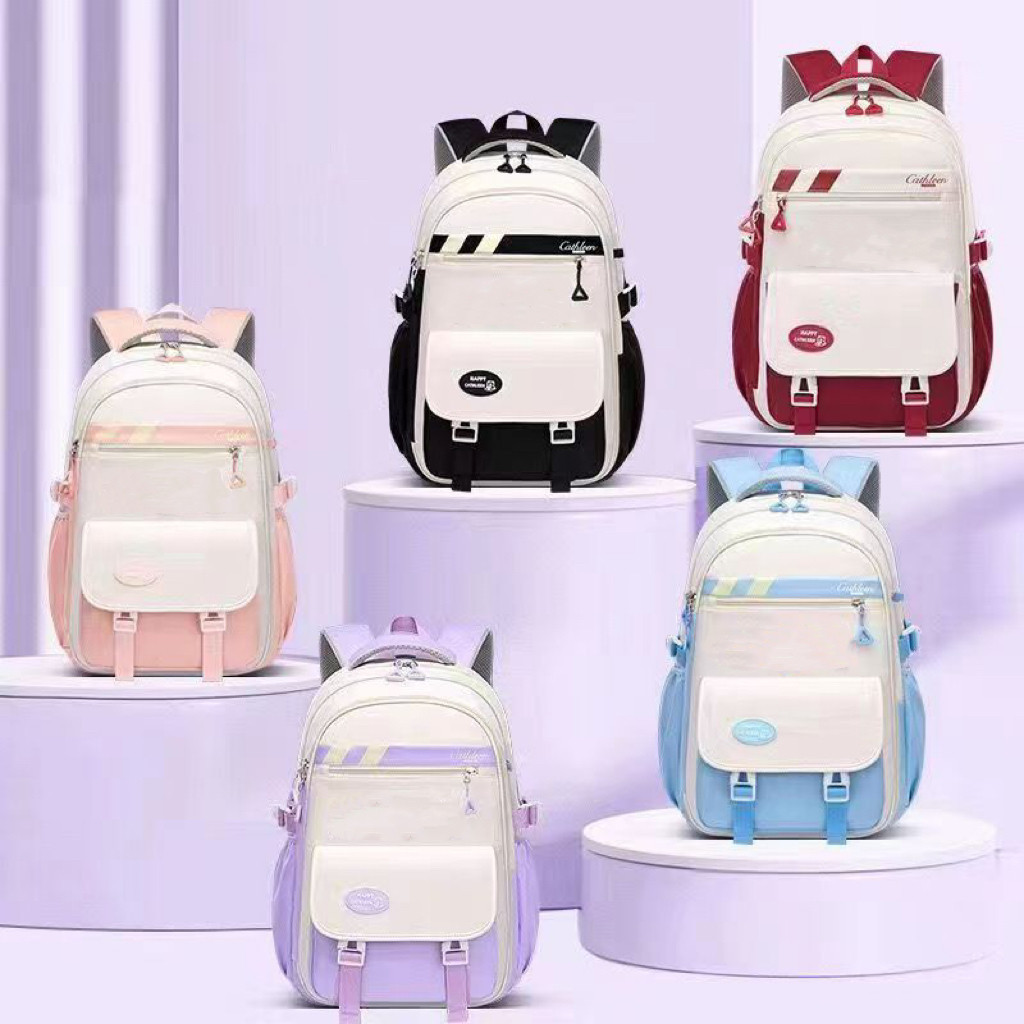 Mochila Escolar De Grande Capacidade Para Estudante Feminina lmpermeável — imagem 2 de 2