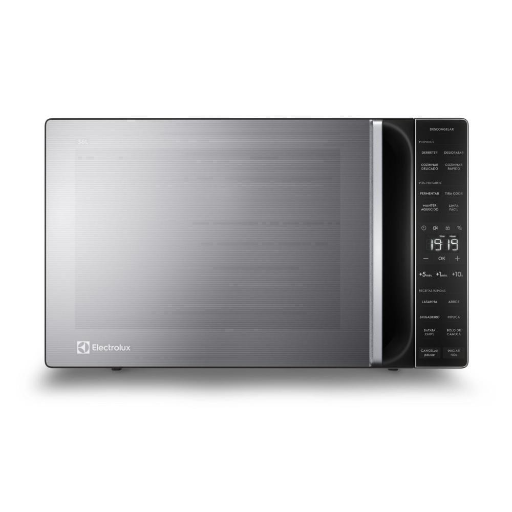 Micro-ondas Electrolux 36L cor Inox Efficient com Descongelamento Assistido (ME36S) em Oferta na Shopee