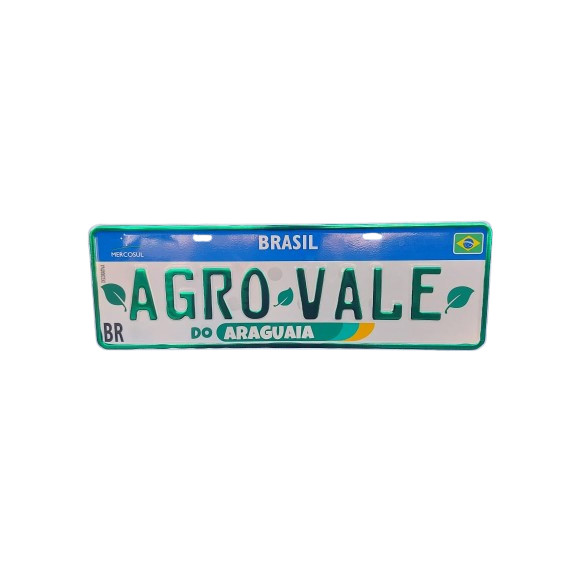 Placa de trator decorativa personalizada agro