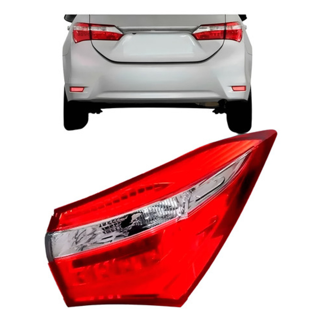 Lanterna Traseira Canto Com Led toyota Corolla 2014 2015 2016 2017 excelente qualidade, produto novo, entrega imediata
