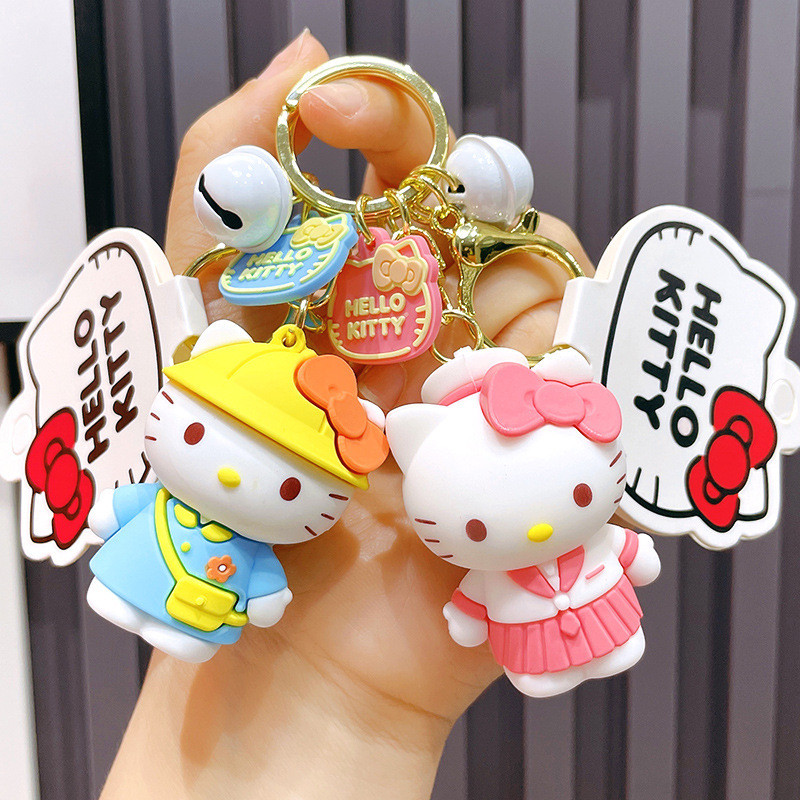 Pingente De Chaveiro De Boneca Sanrio Hello Kitty em Oferta na Shopee