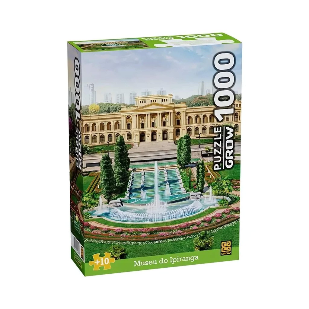 Quebra-Cabeça 1000 peças Museu do Ipiranga Grow - 04685