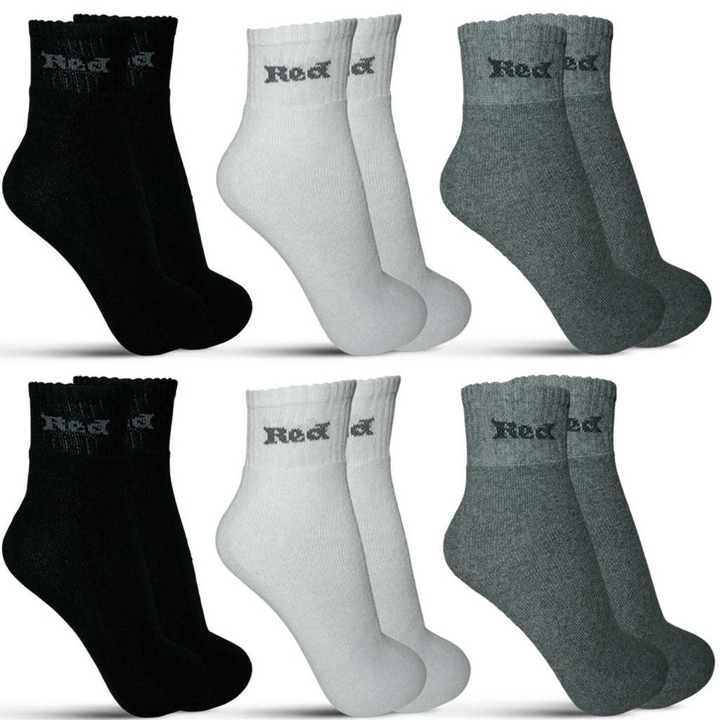 Kit Meia Cano Médio Red Nose em Oferta na Shopee