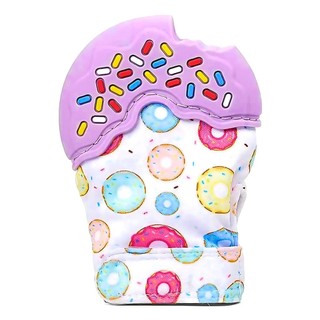 Massageador de Gengivas Bebê Luva Donut Roxo Alívio e Diversão - Castela em Oferta na Shopee