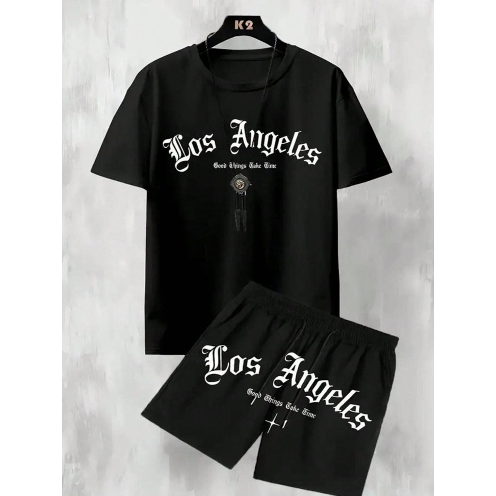 Conjunto Camiseta Streetwear + Short - Lançamento Estilo Tumblr
