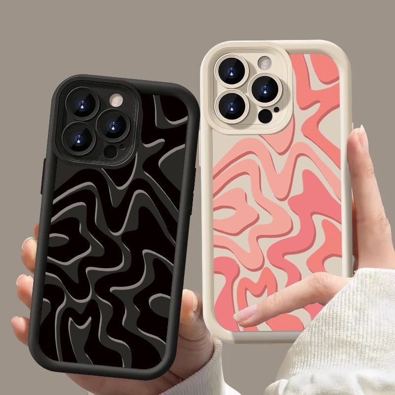Capa De Telefone Macia Para Samsung A05 A05S A16 5G A24 A15 A35 A25 A55 A54 A52 A52S A34 A14 A33 A53 A32 A23 Listrado Pa