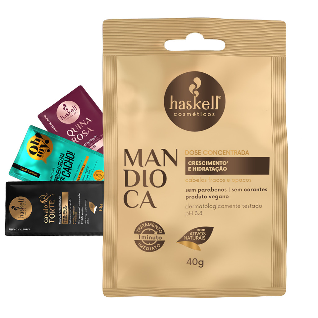 Haskell Mandioca Dose Concentrada 40gr em Oferta na Shopee