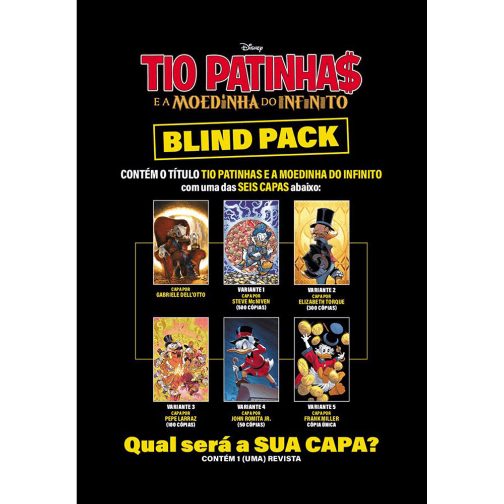 Livro - Tio Patinhas E A Moedinha Do Infinito - BLIND PACK - Novo em Oferta na Shopee