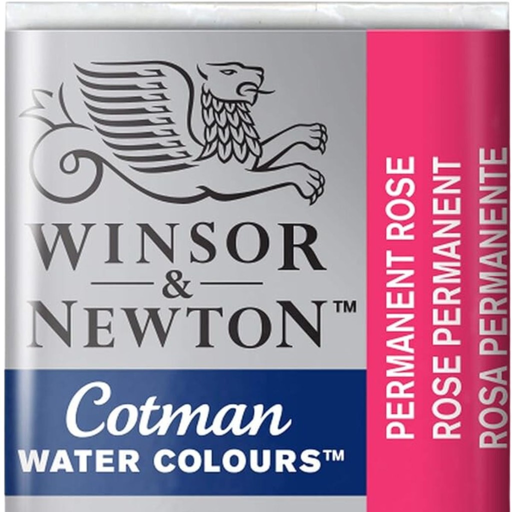 Tinta Aquarela Cotman Winsor & Newton Pastilha 502 Permanent Rose