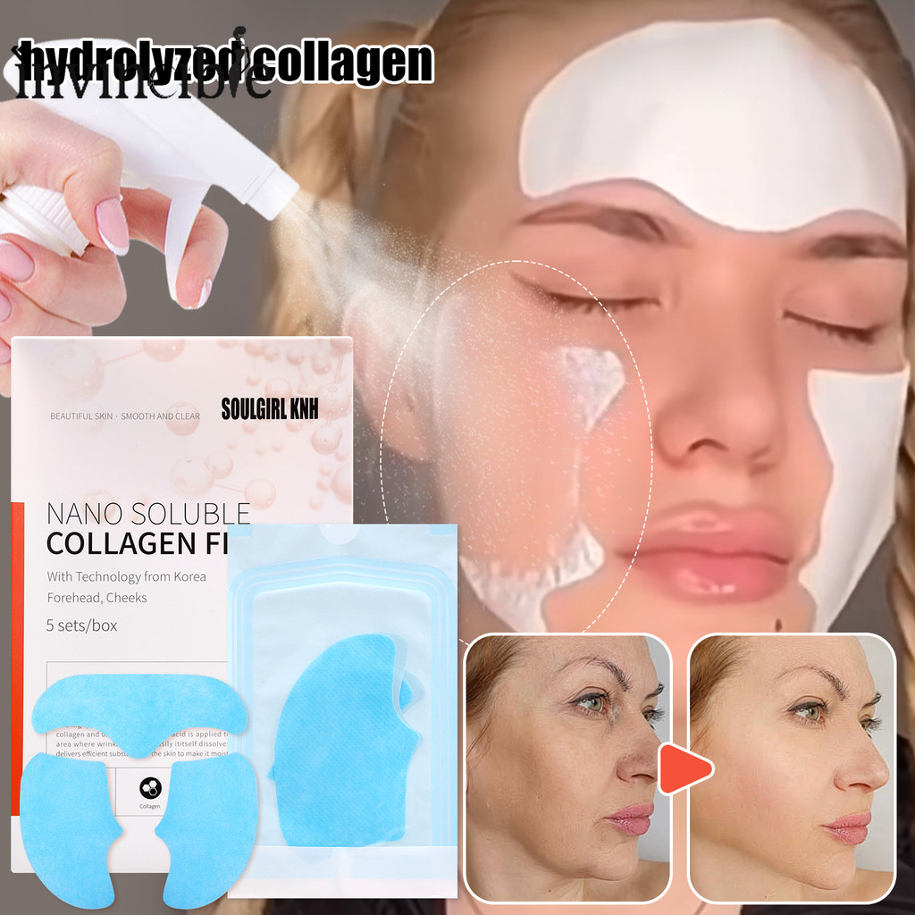 Máscara Facial De Colágeno Antirrugas Clareadora-Hidrolisazdora E Lifting Reafirmante , Cosméticos Para Cuidados Com A P em Oferta na Shopee