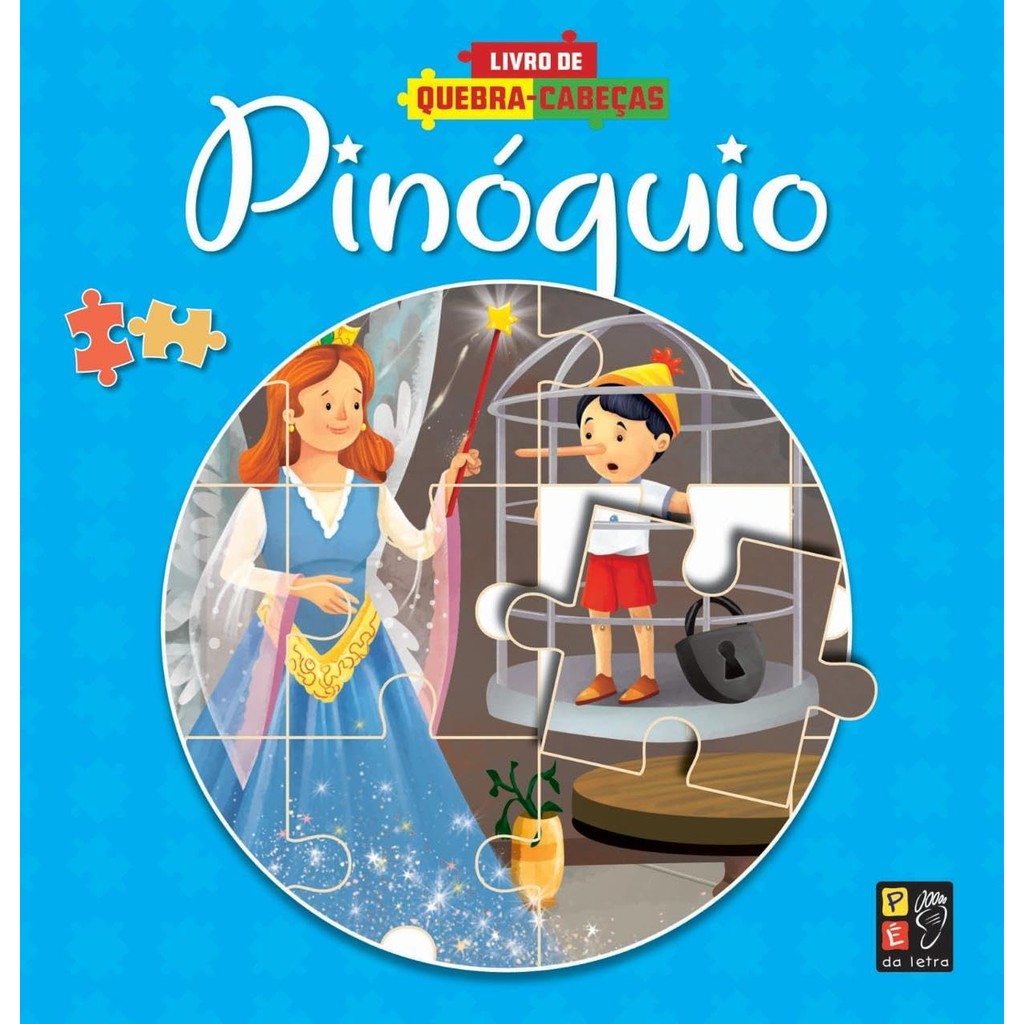 Livro de Quebra-cabeças - Pinóquio em Oferta na Shopee