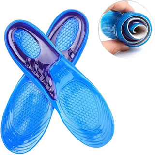 Par De Palmilha Silicone Gel Ortopédica Anti Impacto Facilite Plantar em Oferta na Shopee