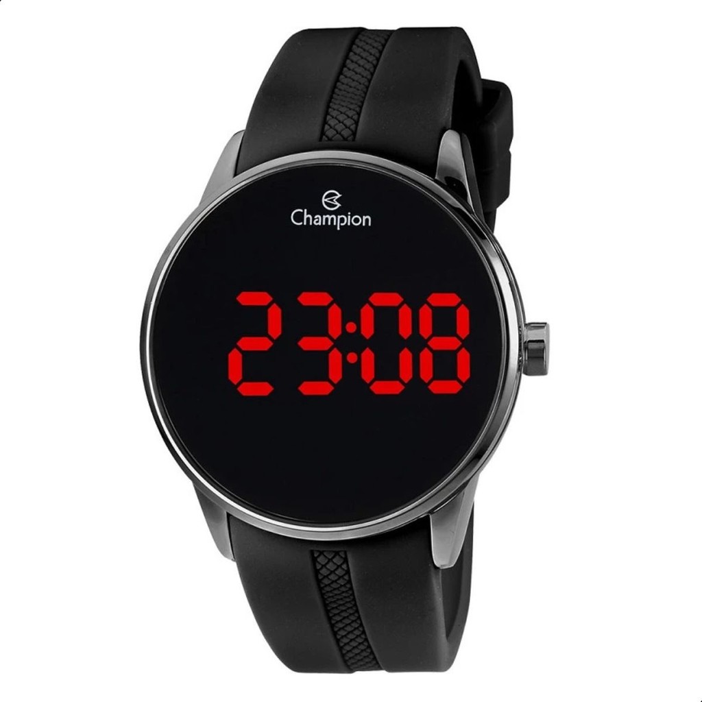 Relógio Masculino Champion Digital Preto Led CH40188D em Oferta na Shopee