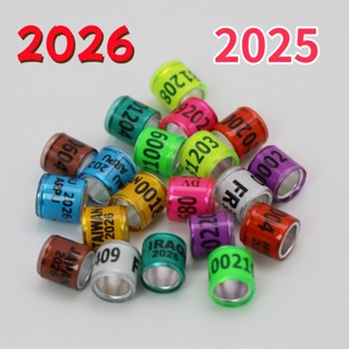 50 peças, 2026 anel de pé de pomba, ferramenta de treinamento de pomba de corrida em Oferta na Shopee