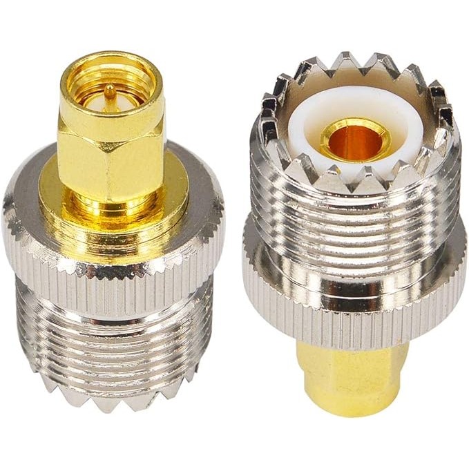 Adaptador UHF Fêmea X SMA Macho HT So-239 igual klc-54  HT Radio Comunicador