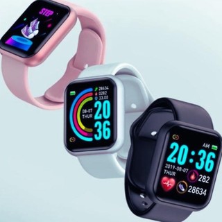 Relógio Smartwatch D20 Pro Bluetooth Coloca Foto na Tela Monitor Cardíaco Pressão Esporti…
