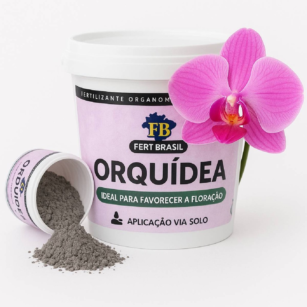Adubo Fertilizante Natural para Orquidea 400g NPK+10 flores em Oferta na Shopee