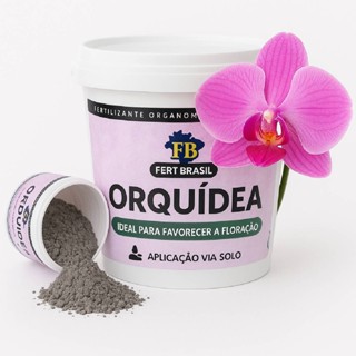 Adubo Fertilizante Natural para Orquidea 400g NPK+10 flores em Oferta na Shopee