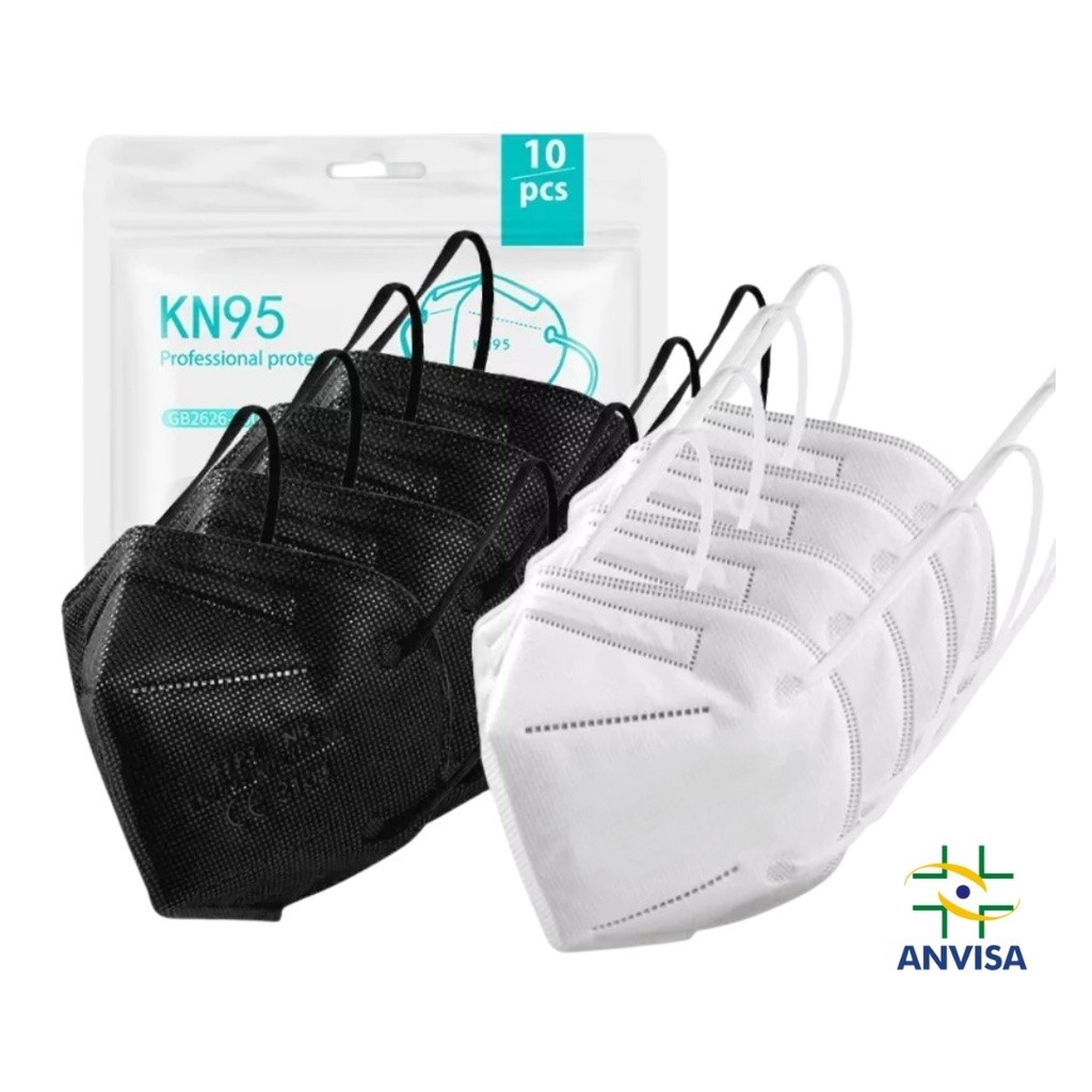 Kit  Máscaras Reutilizáveis N95 KN95