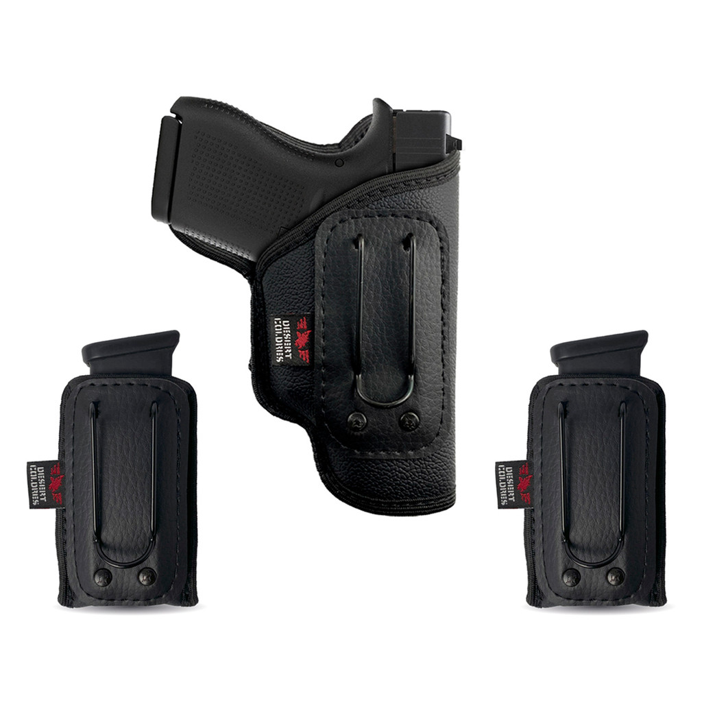 Coldre Velado Pistola Glock G42 + 2 Porta Carregadores Velado